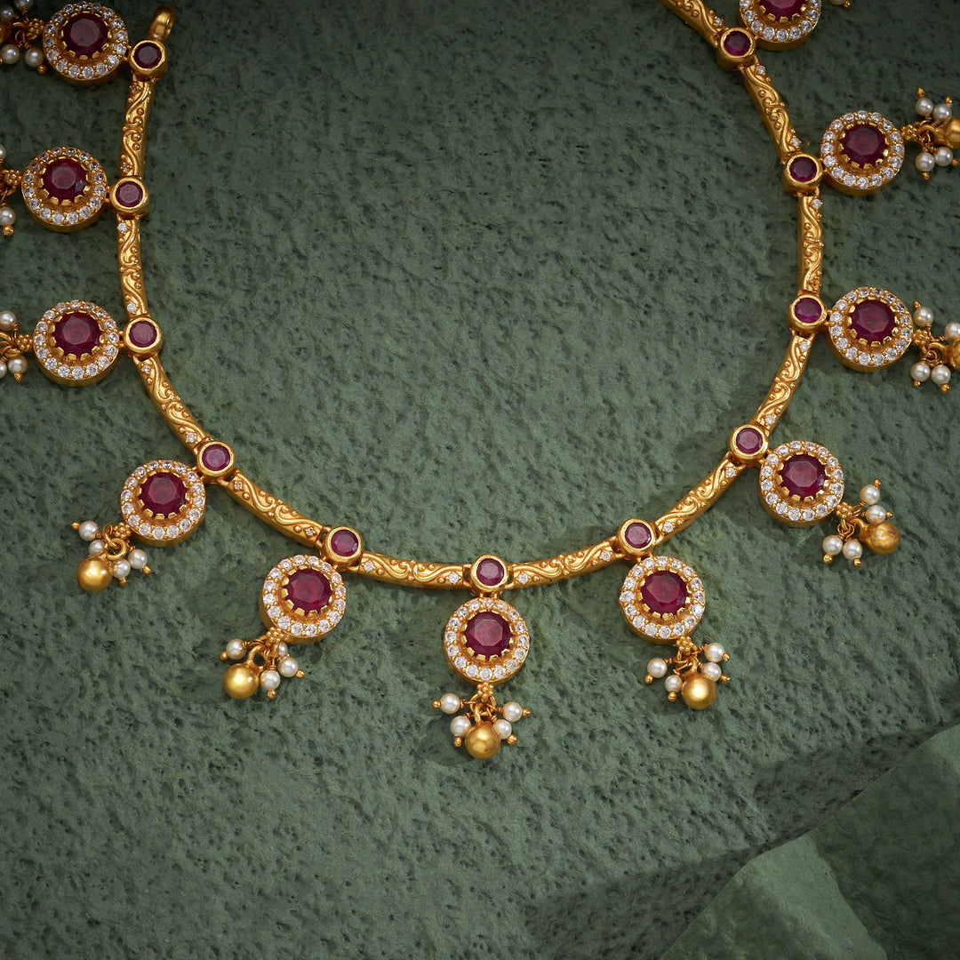 Padmaratna Stone Necklace