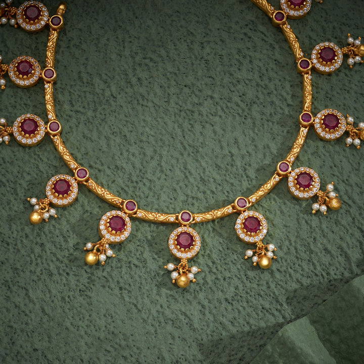 Padmaratna Stone Necklace