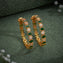 Green Petal Stone Bangles