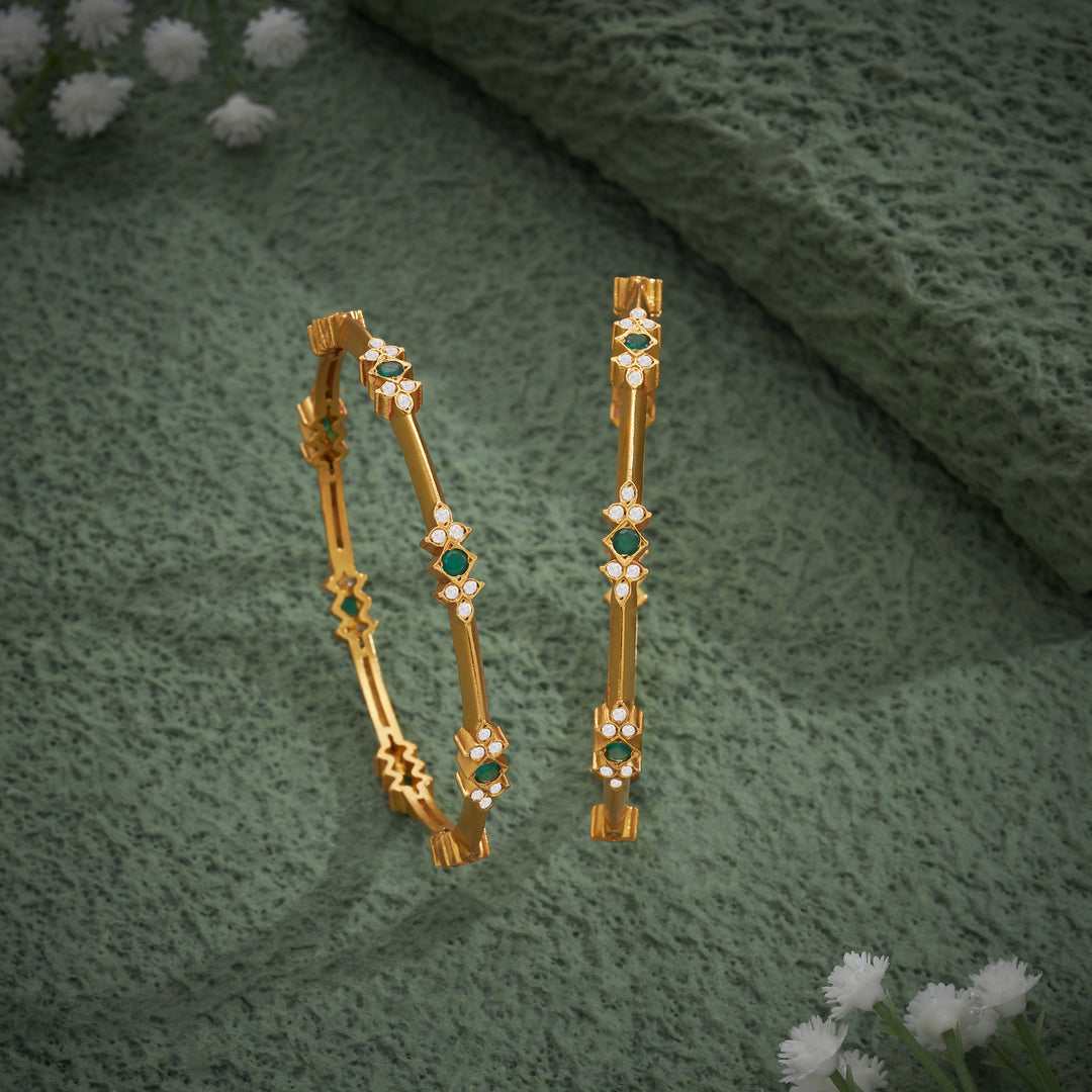 Hariyali Stone Bangles