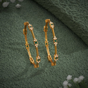 Hariyali Stone Bangles