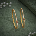 Oval-Rosy Stone Bangles