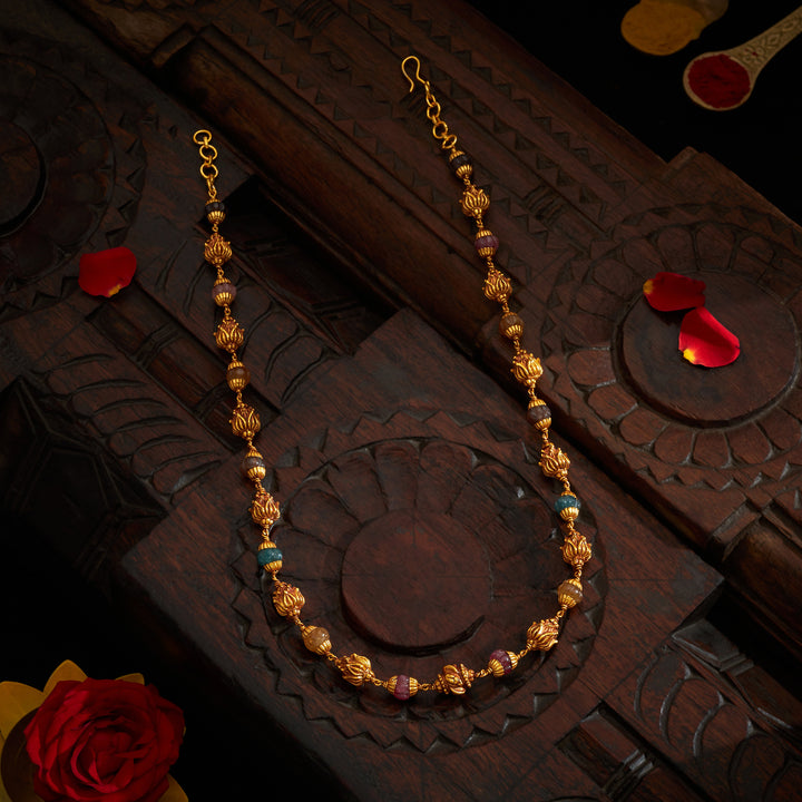 Lotus Antique Beaded Mala