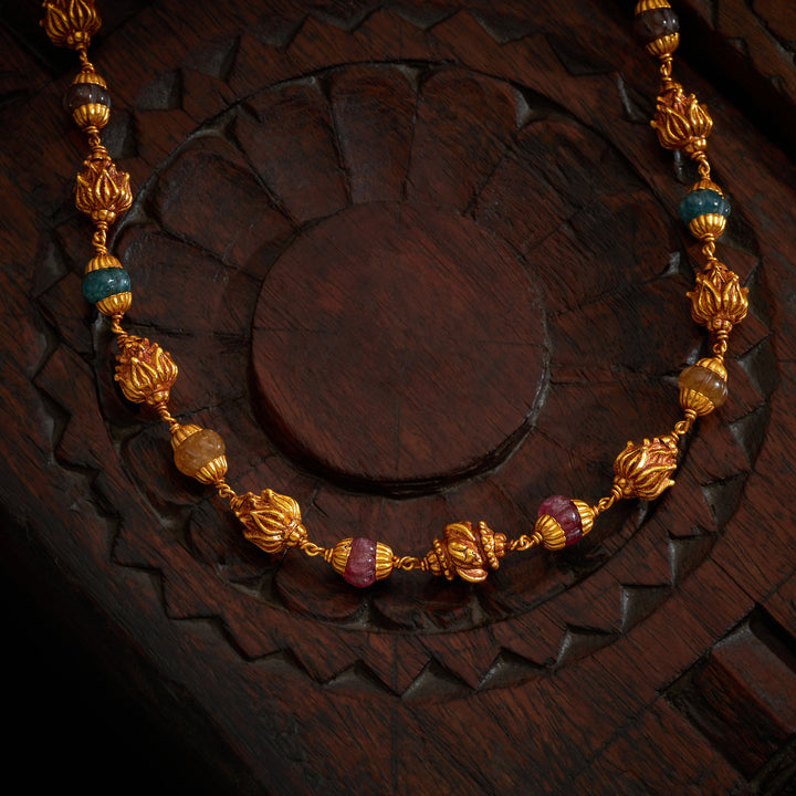 Lotus Antique Beaded Mala
