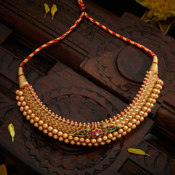 Mitthu-Phool Antique Choker