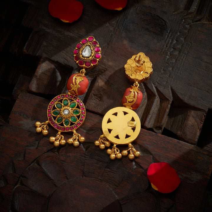 Phoolvati Kundan Danglers