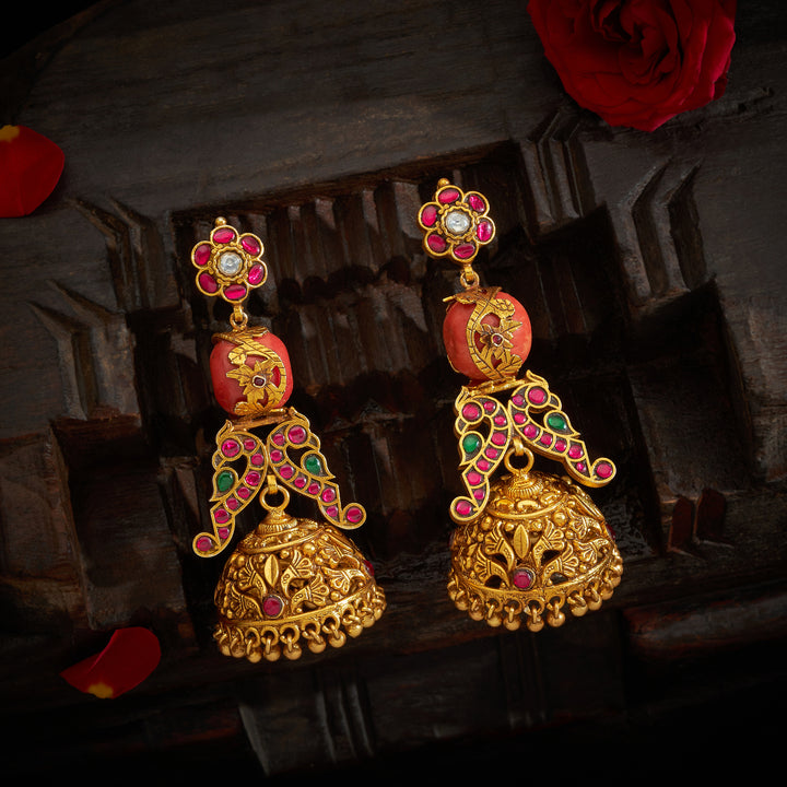 Mor-Pankh Antique Danglers