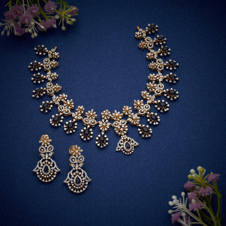 Royal Glow CZ Necklace Set