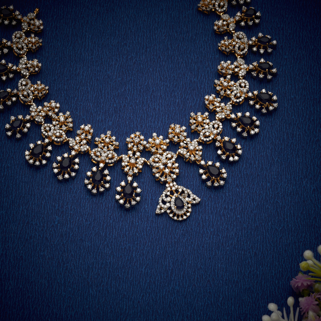 Royal Glow CZ Necklace Set