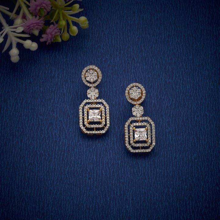 Ember Gold CZ Necklace Set