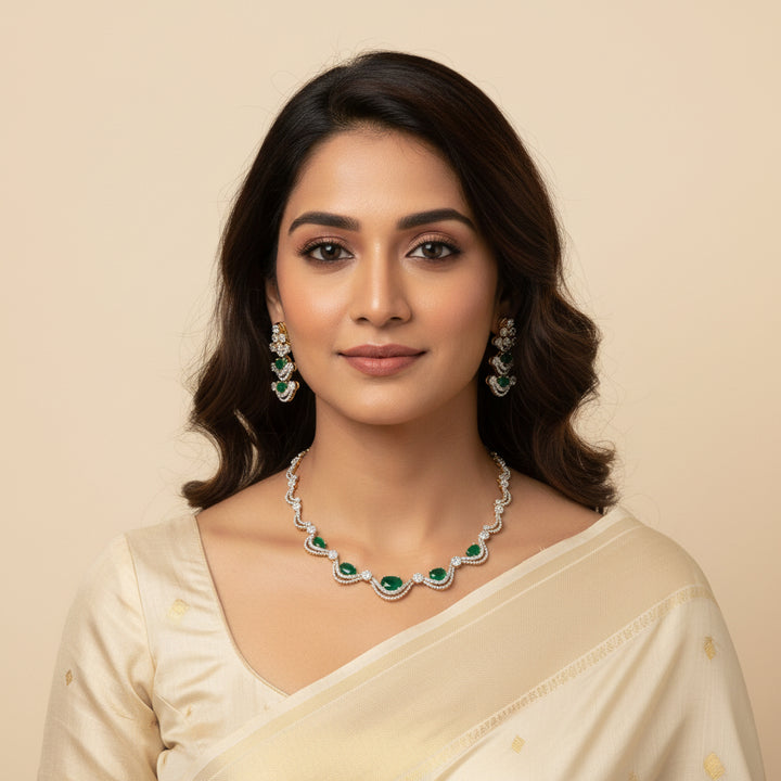 Jewel Atelier CZ Necklace Set