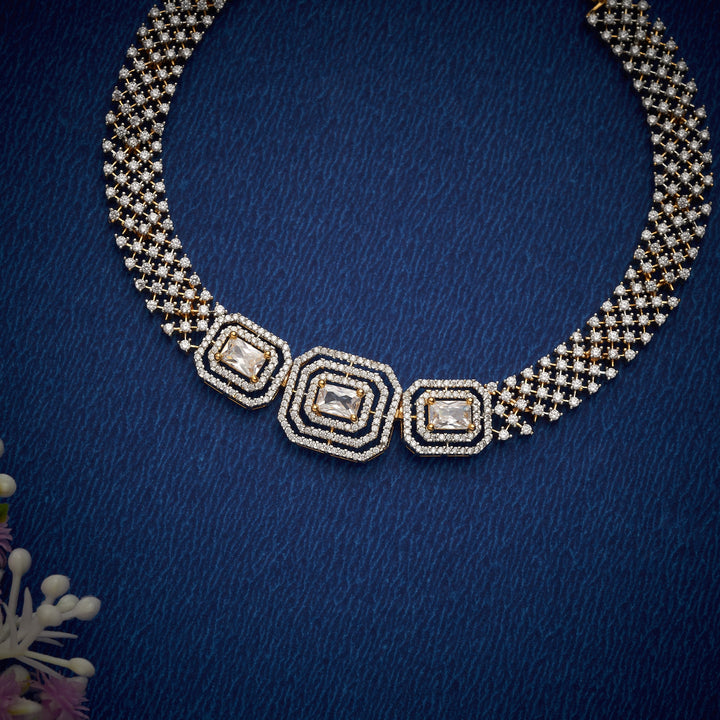 Zariya Luxe CZ Necklace Set