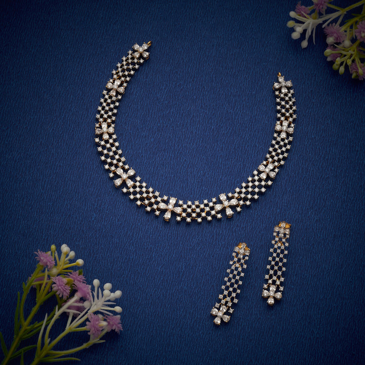 Sunheri Stories CZ Necklace Set