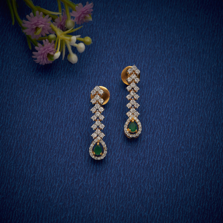 Gilded Petal CZ Necklace Set
