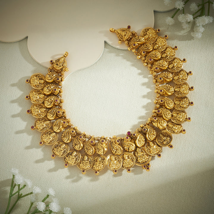 Jaladhija Kasu Temple Necklace