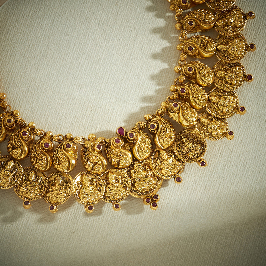 Jaladhija Kasu Temple Necklace
