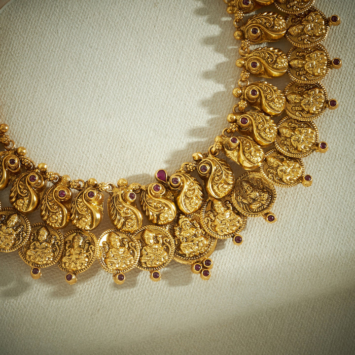 Jaladhija Kasu Temple Necklace