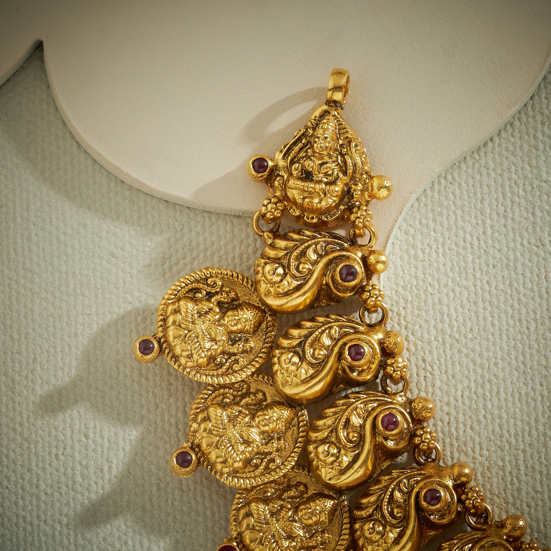 Jaladhija Kasu Temple Necklace