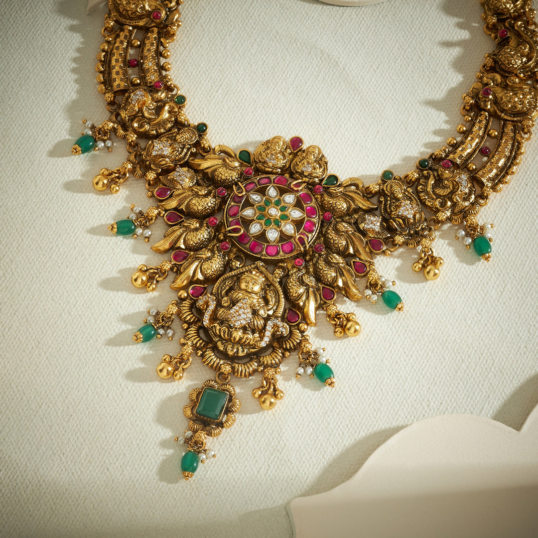 Varnishi Temple Necklace