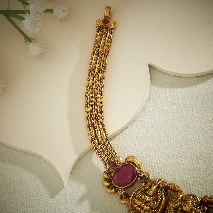 Indhira Temple Choker