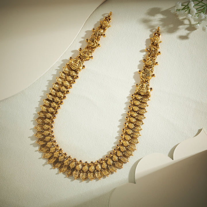 Devanshika Temple Kasu Necklace