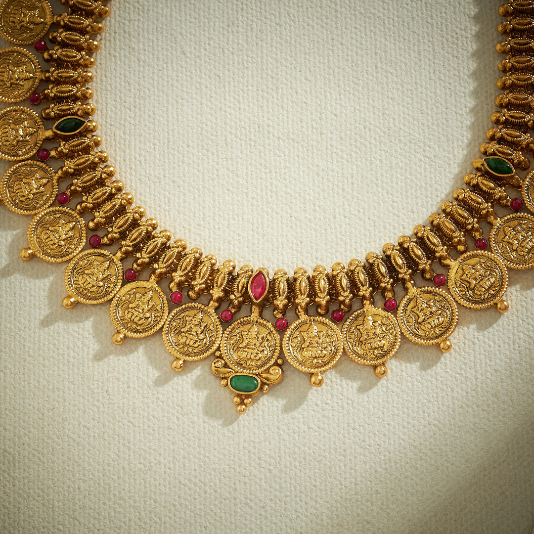 Hemavalli Temple Necklace