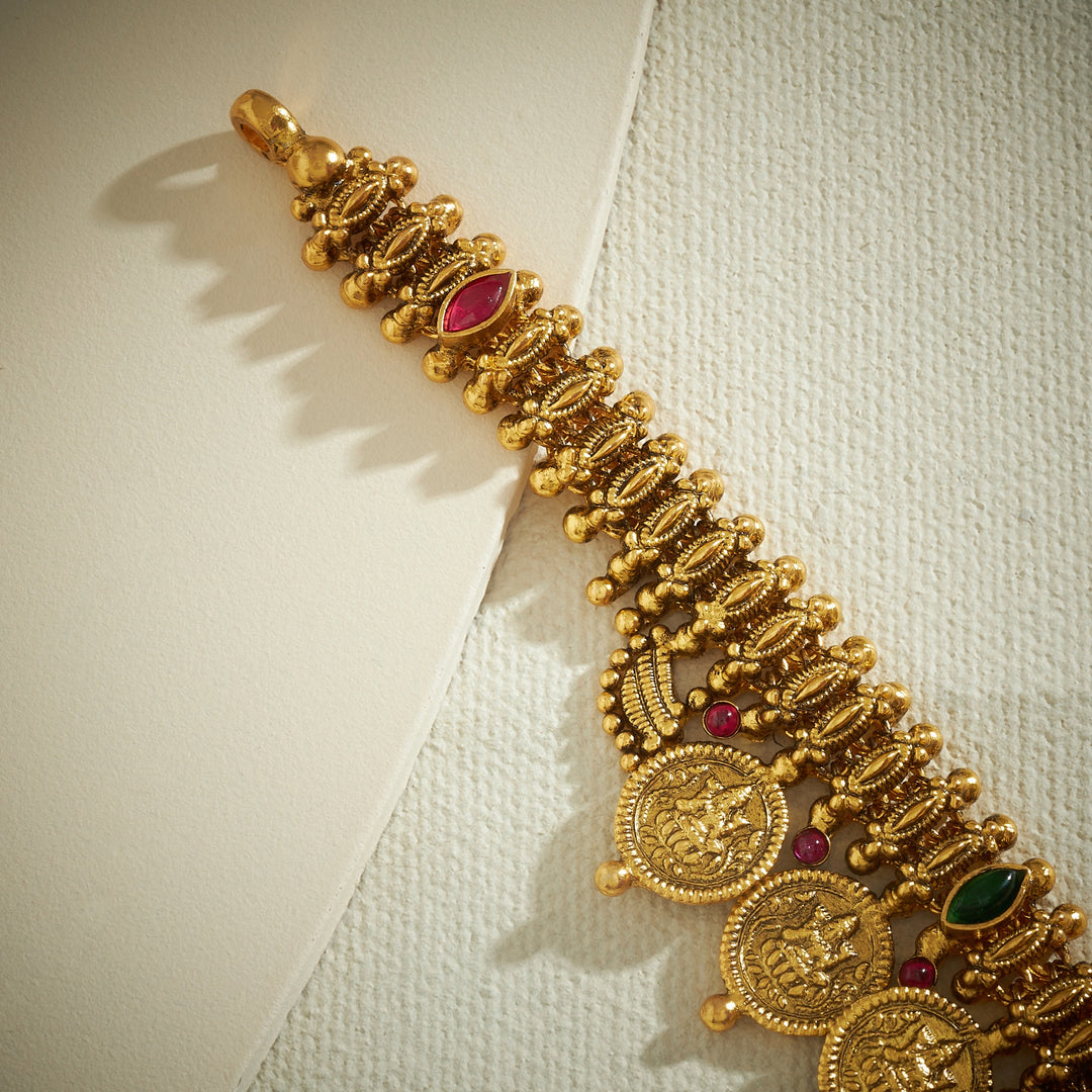 Hemavalli Temple Necklace