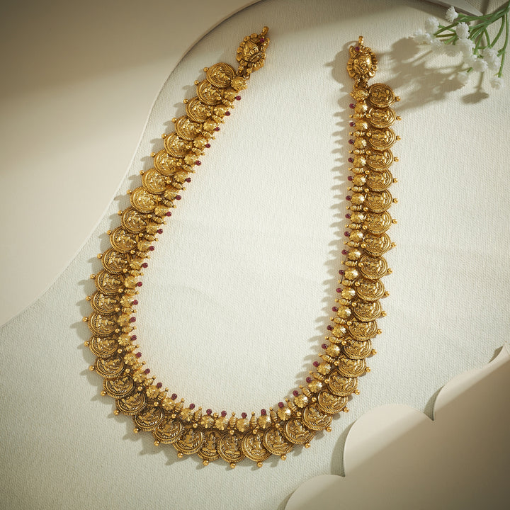 Ishmika Kasu Temple Necklace