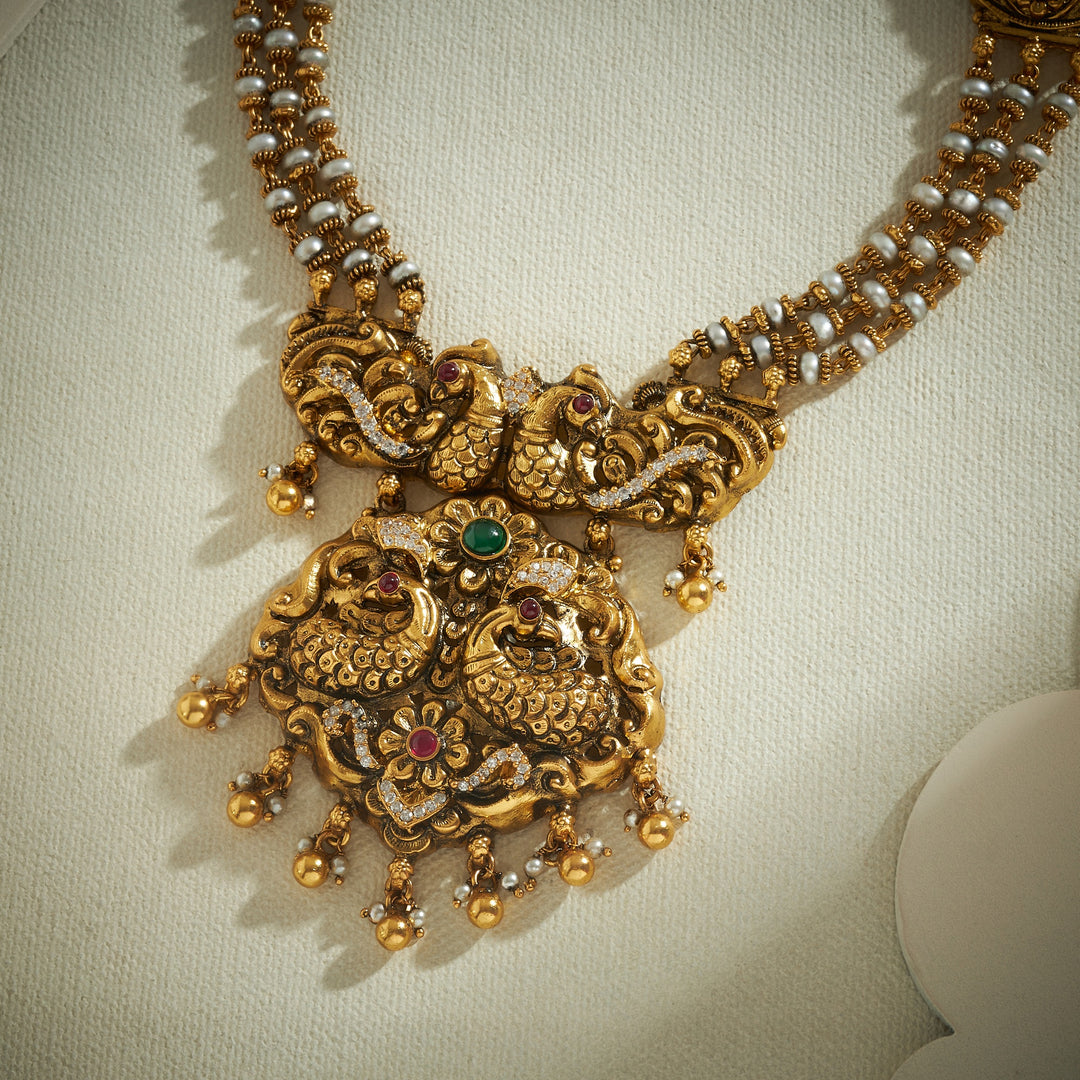 Shreevatsa Temple Necklace