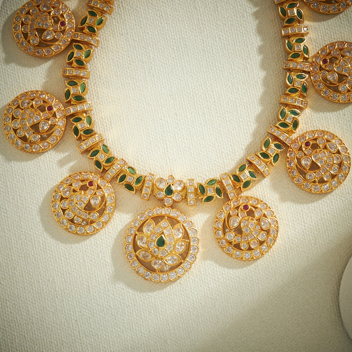 Shubhrika Stone Bottu Necklace