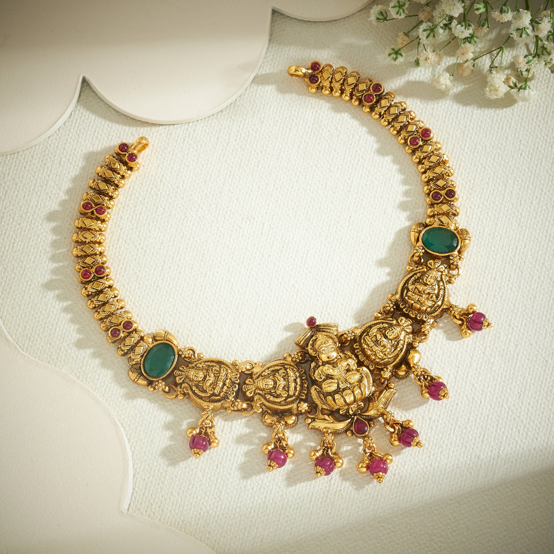 Suvalli Temple Necklace