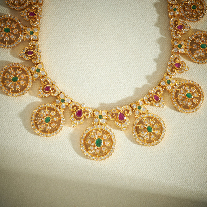 Pranika Stone Bottu Necklace