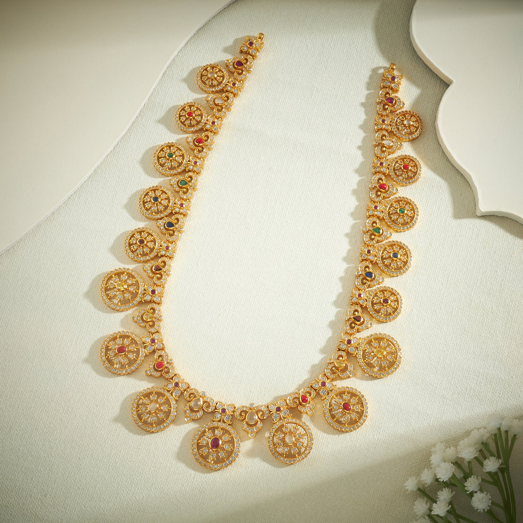 Pranika Stone Bottu Necklace
