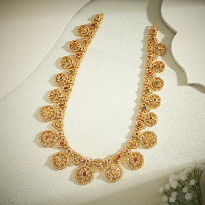 Pranika Stone Bottu Necklace