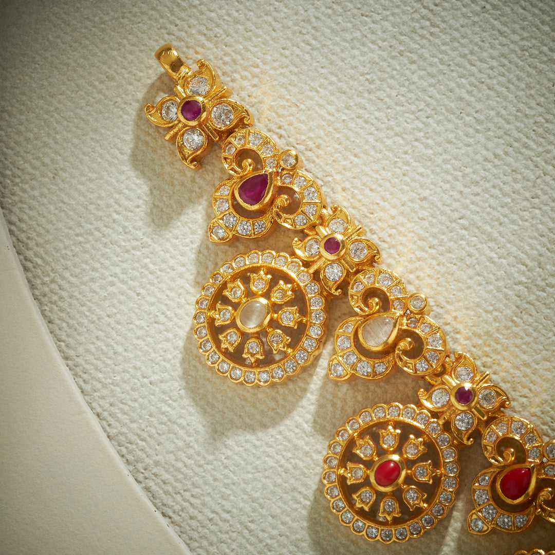 Pranika Stone Bottu Necklace