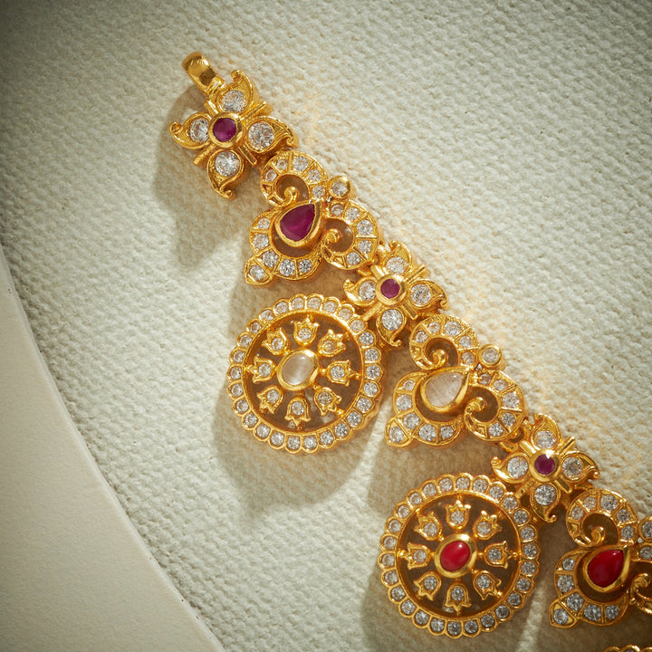 Pranika Stone Bottu Necklace