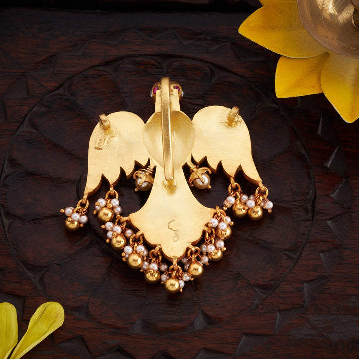 Sura Berunda Kundan Pendant