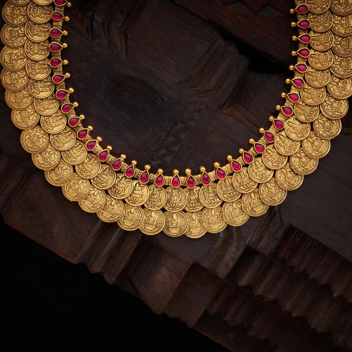 Divine Lakshmi Coin Necklace