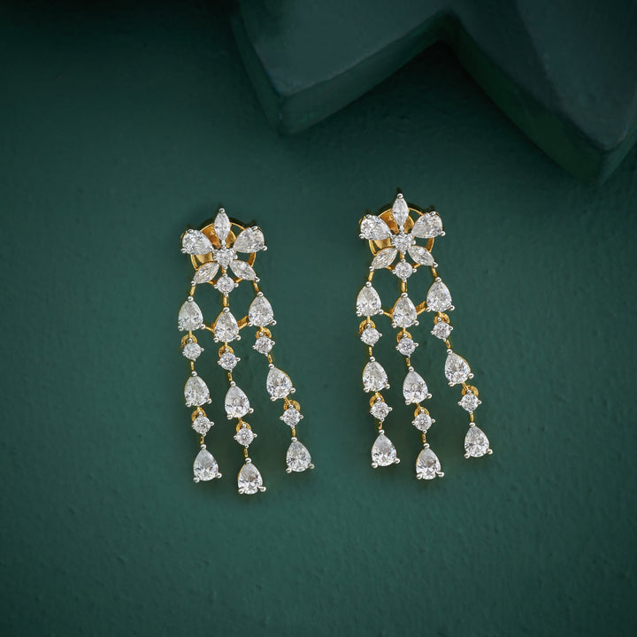 Golden Daisy CZ Set