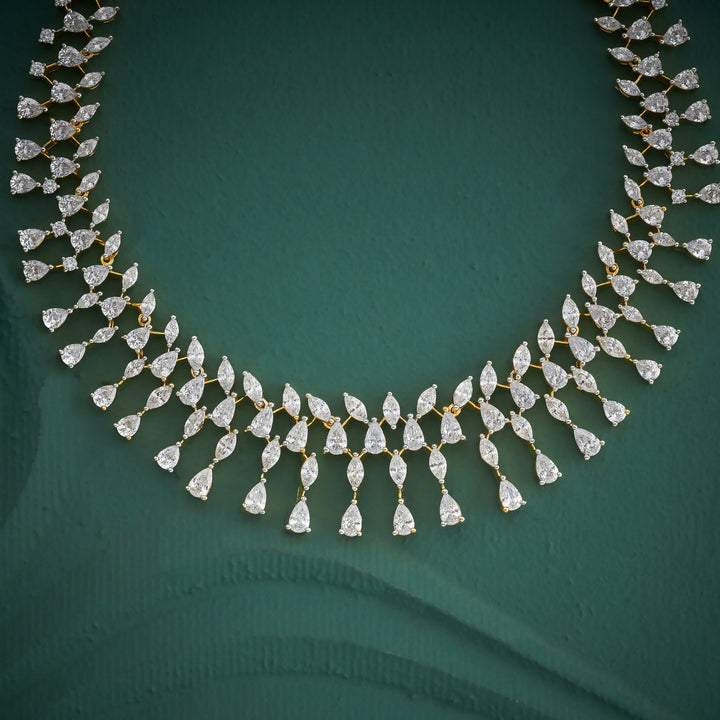 Golden Daisy CZ Set