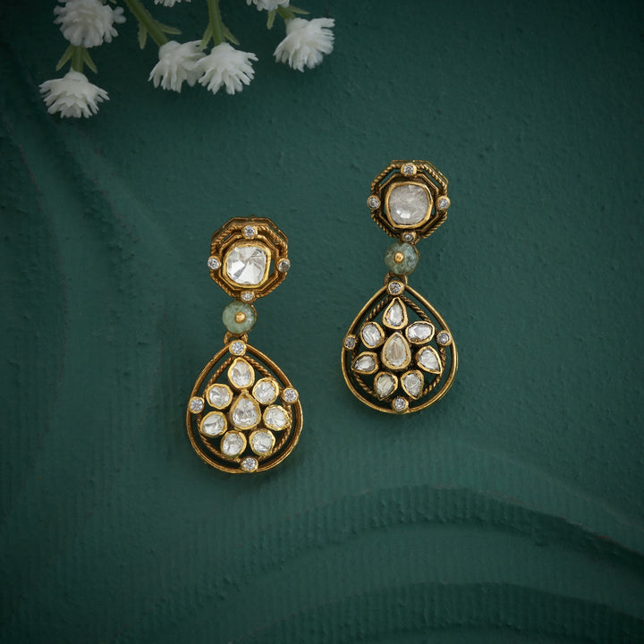 Moissanite Green Necklace Set