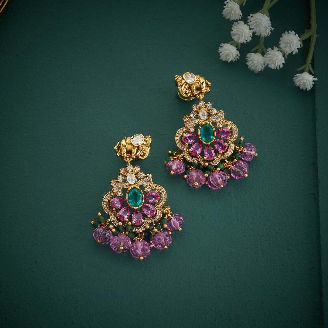 Polki Kanthi Necklace Set