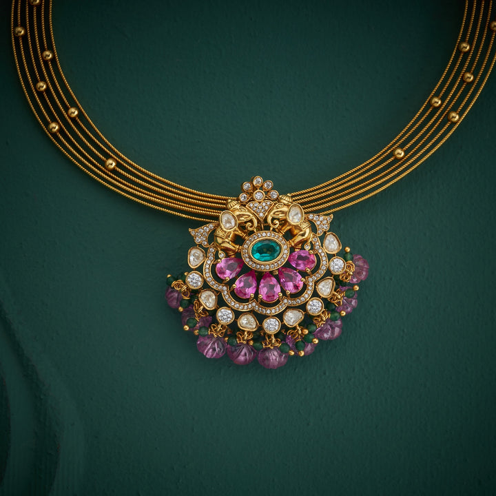 Polki Kanthi Necklace Set