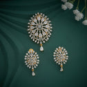 Radiant CZ  Pendant Set