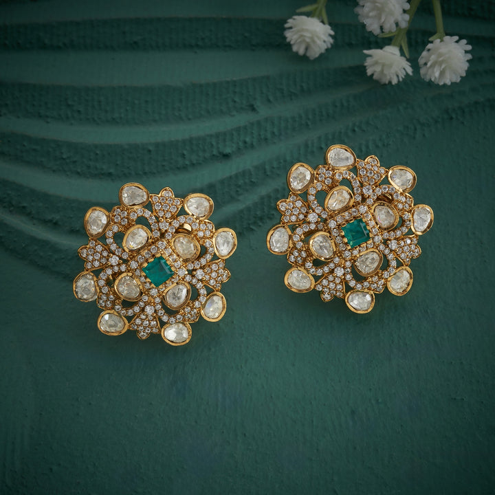 Frosted Victorian Studs