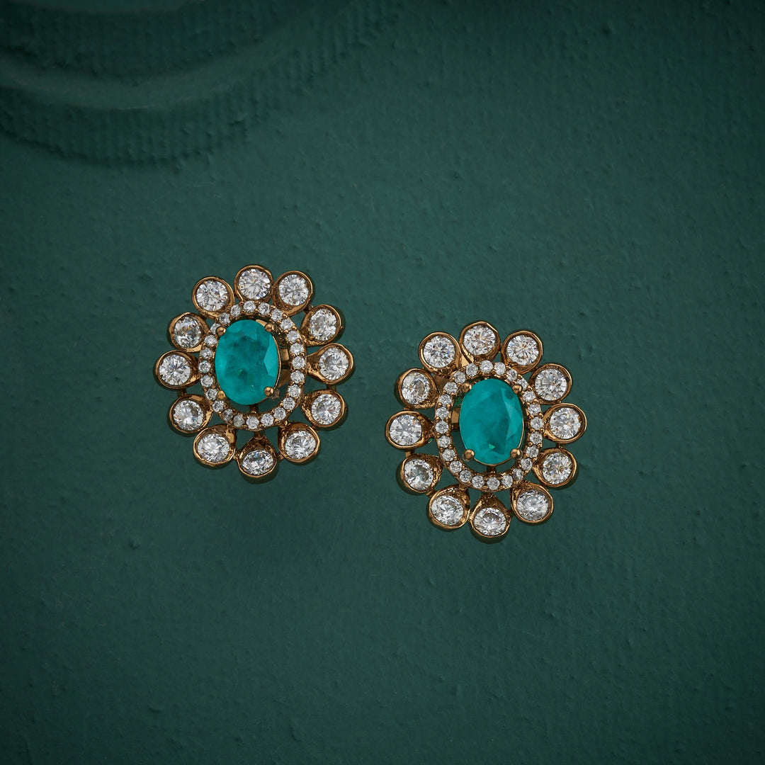 Green Victorian Studs