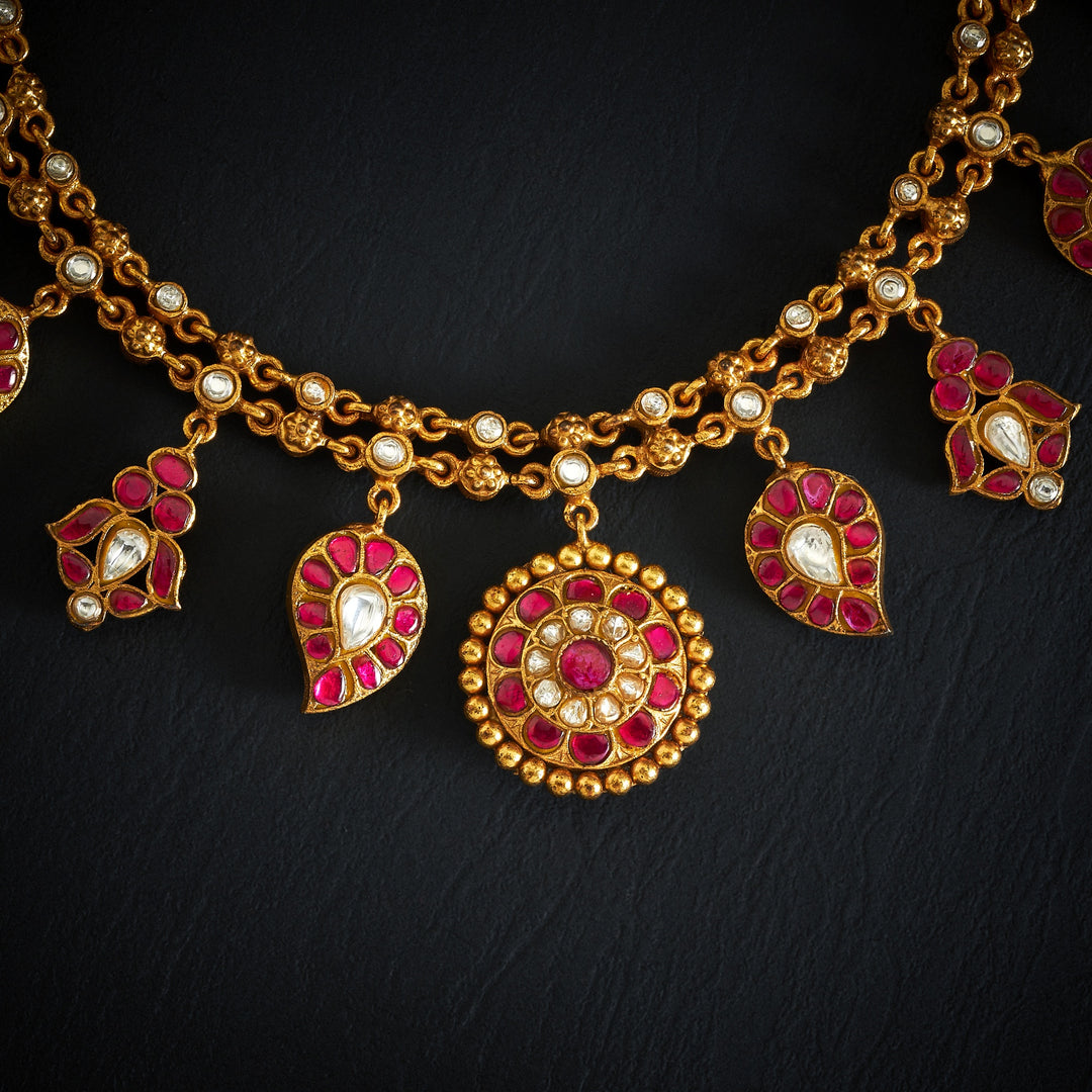 Vallari Reversible Kundan Necklace