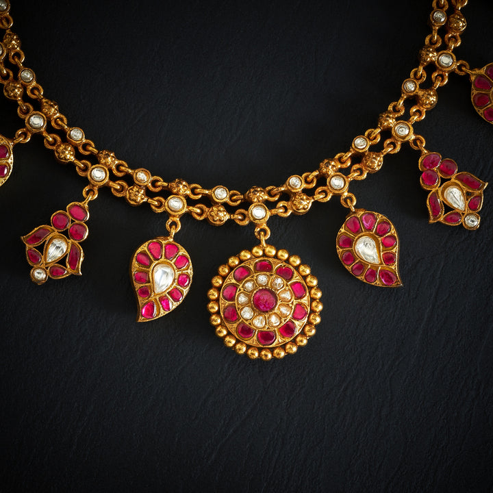 Vallari Reversible Kundan Necklace