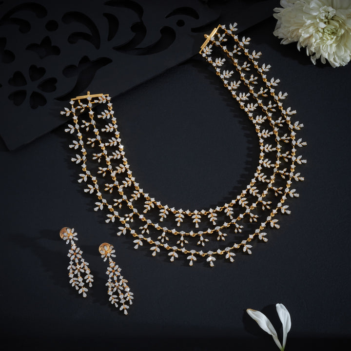 Verdelia CZ Necklace Set