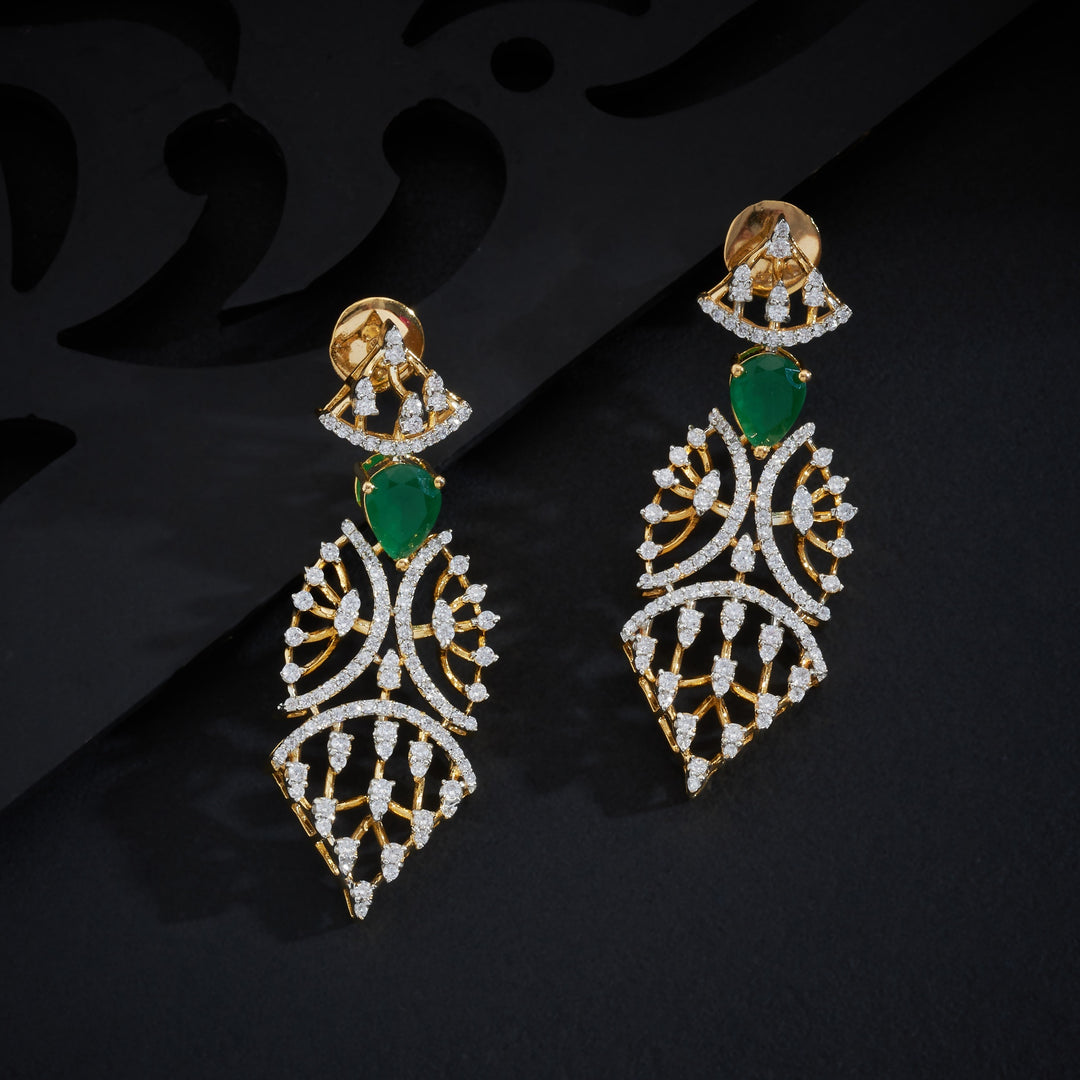 Amaya Pear CZ Necklace Set